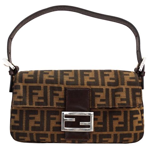 fendi baguette medium shoulder bag|Fendi monogram baguette bag.